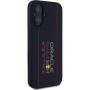 Oracle Red Bull Racing Vertical Logo silikonový kryt s MagSafe pro iPhone 16 - tmavě modrý