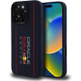 Oracle Red Bull Racing Vertical Logo silikonový kryt s MagSafe pro iPhone 16 Pro - tmavě modrý
