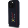 Oracle Red Bull Racing Vertical Logo silikonový kryt s MagSafe pro iPhone 16 Pro - tmavě modrý
