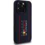 Oracle Red Bull Racing Vertical Logo silikonový kryt s MagSafe pro iPhone 16 Pro - tmavě modrý