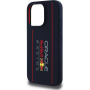 Oracle Red Bull Racing Vertical Logo silikonový kryt s MagSafe pro iPhone 16 Pro - tmavě modrý