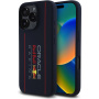 Oracle Red Bull Racing Vertical Logo silikonový kryt s MagSafe pro iPhone 16 Pro Max - tmavě modrý