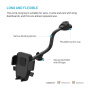 FIXED Iconiq Flex XL držák do auta na sklo a palubní desku pro iPhone - černý