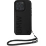 BMW Leather Signature and Strap kryt pro iPhone 16 Pro Max - černý