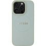 Guess Grained Classic Logo kryt s MagSafe pro iPhone 16 Pro - zelený