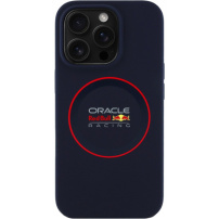 Oracle Red Bull Racing Red Ring silikonový kryt s MagSafe pro iPhone 16 Pro - tmavě modrý