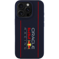 Oracle Red Bull Racing Vertical Logo silikonový kryt s MagSafe pro iPhone 16 Pro - tmavě modrý