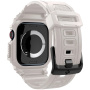 Spigen Rugged Armor Pro super odolné pouzdro s řemínkem pro Apple Watch 42mm (Series 10 / 11) - béžové