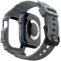 Spigen Rugged Armor Pro super odolné pouzdro s řemínkem pro Apple Watch 46mm - šedé