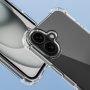 Kryt se vzorem abstraktních vln a zesílenými rohy pro iPhone 16 - hnědý
