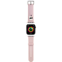 Karl Lagerfeld Karl Head NFT řemínek pro Apple Watch 42mm / 41mm / 40mm / 38mm - růžový