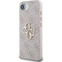 Guess 4G Metal Logo kryt pro iPhone 16e / 17e - růžový