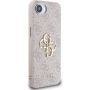 Guess 4G Metal Logo kryt pro iPhone 16e / 17e - růžový