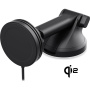 iOttie Velox Mini Qi2 magnetický držák do auta na sklo a palubní desku s bezdrátovým nabíjením pro iPhone - černý