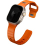 UNIQ Stride odolný řemínek pro Apple Watch Ultra 49mm / 46mm / 45mm / 44mm / 42mm - oranžový