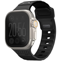UNIQ Stride odolný řemínek pro Apple Watch Ultra 49mm / 46mm / 45mm / 44mm / 42mm - černý