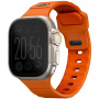 UNIQ Stride odolný řemínek pro Apple Watch Ultra 49mm / 46mm / 45mm / 44mm / 42mm - oranžový