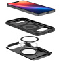 Spigen Slim Armor odolný kryt se stojánkem a MagSafe pro iPhone 16e / 17e - černý