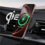 Spigen OneTap Pro 4 AirVent magnetický držák do auta do ventilační mřížky s bezdrátovým nabíjením pro iPhone - černý