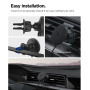Spigen OneTap Pro 4 AirVent magnetický držák do auta do ventilační mřížky s bezdrátovým nabíjením pro iPhone - černý