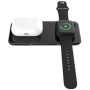 Swissten 2v1 bezdrátová nabíječka pro iPhone / Apple Watch / AirPods - 10W - černá