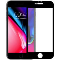 AG tvrzené matné sklo pro iPhone 7 Plus / 8 Plus - černé