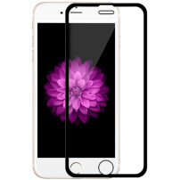 Tvrzené sklo s černým rámečkem pro iPhone 6 / 6S