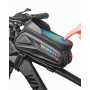 Wheel up Bike Bag voděodolná brašna na kolo s prostorem pro iPhone - černá 