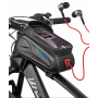 Wheel up Bike Bag voděodolná brašna na kolo s prostorem pro iPhone - černá 