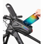 Wheel up Bike Bag voděodolná brašna na kolo s prostorem pro iPhone - černá 