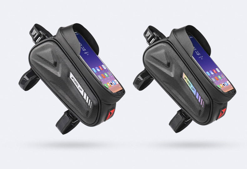 Wheel up Bike Bag voděodolná brašna na kolo s prostorem pro iPhone - černá 