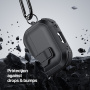 DUX DUCIS Pecp odolný obal s karabinou pro AirPods 4 / 5 - bílý