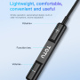 TOTUDESIGN EP-3 sluchátka s konektorem USB-C - černá