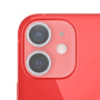 Tvrzené sklo se třpytivými rámečky k ochraně čoček fotoaparátu pro iPhone 12 - stříbrné