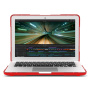 Nárazuvzdorný kryt s vyklápěcími nožičkami pro MacBook Pro 16" (A2141) - červený
