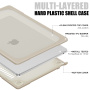 Nárazuvzdorný kryt s vyklápěcími nožičkami pro MacBook Air 15" (A2941 / A3114 / A3241 / A3448) - béžový