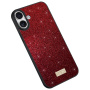 SULADA elegantní třpytivý kryt pro iPhone 16 - červený
