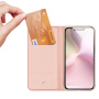 DUX DUCIS Skin Pro flipové pouzdro pro iPhone 16e / 17e - růžovozlaté