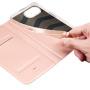 DUX DUCIS Skin Pro flipové pouzdro pro iPhone 16e / 17e - růžovozlaté