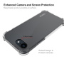 ENKAY transparentní kryt se zesílenými rohy pro iPhone 16e / 17e - čirý