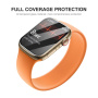 ENKAY tvrzené 3D sklo s černým rámečkem pro Apple Watch 41mm
