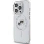 Karl Lagerfeld IML K&CH Heads Metal Frame kryt s MagSafe pro iPhone 15 Pro Max - čirý