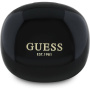 Guess Glossy Classic Logo TWS bezdrátová sluchátka - černá