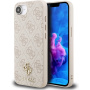 Guess 4G Small Metal Logo kryt s MagSafe pro iPhone 16e / 17e - růžový