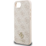 Guess 4G Small Metal Logo kryt s MagSafe pro iPhone 16e / 17e - růžový