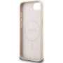 Guess 4G Small Metal Logo kryt s MagSafe pro iPhone 16e / 17e - růžový
