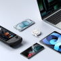 Baseus Free2Draw mini výsuvný nabíjecí a datový kabel - USB-C na USB-C - 1 m - bílý
