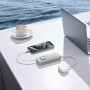 Baseus OS Free2Pull powerbanka s integrovaným kabelem USB-C a portem USB-C - 10 000 mAh - šedá