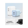 Spigen ArcStation Pro GaN nabíjecí adaptér s porty 2x USB-C - 45W - černý