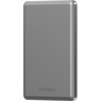 ENERGEA AluPac Mini 5K bezdrátová MagSafe powerbanka s portem USB-C - 5 000 mAh - přírodní titan
